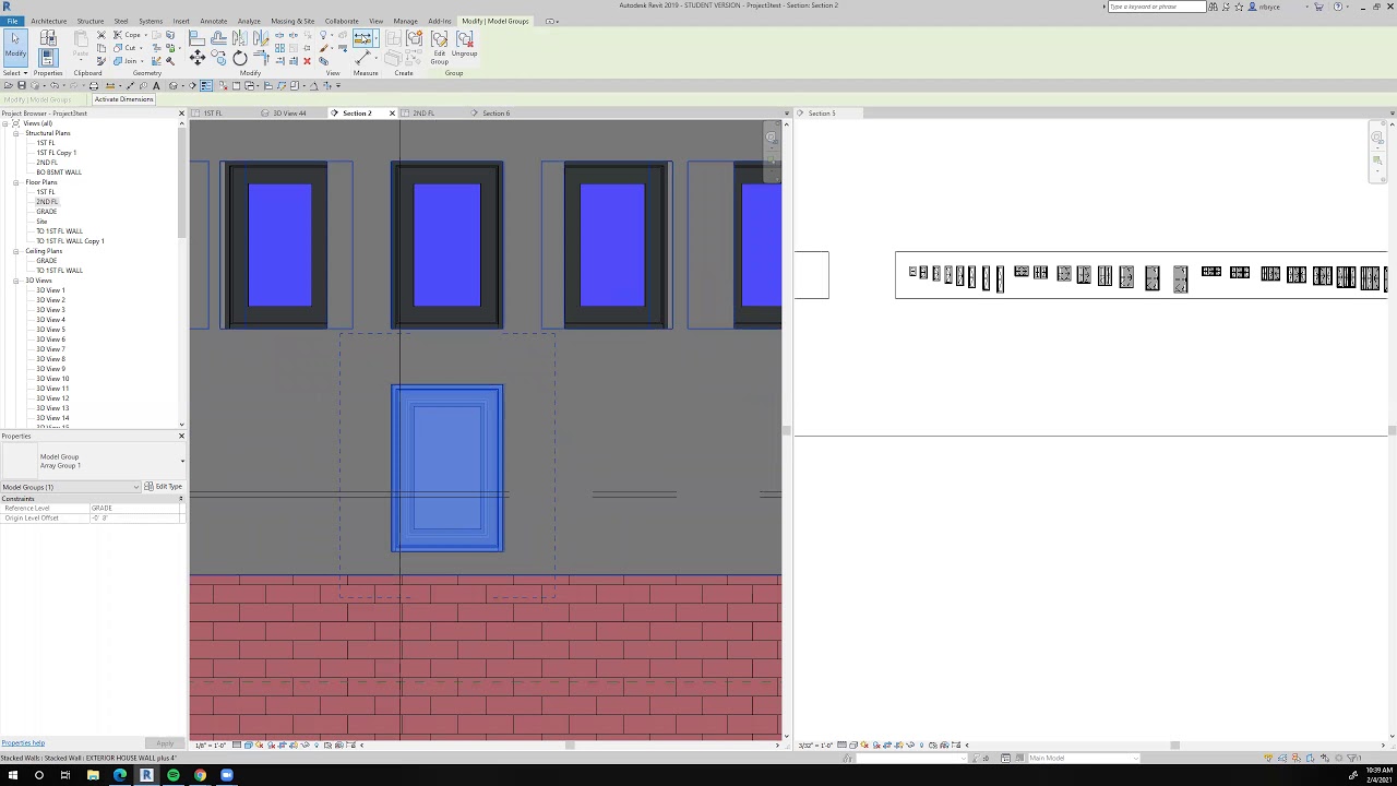 adding windows at circular stairs.