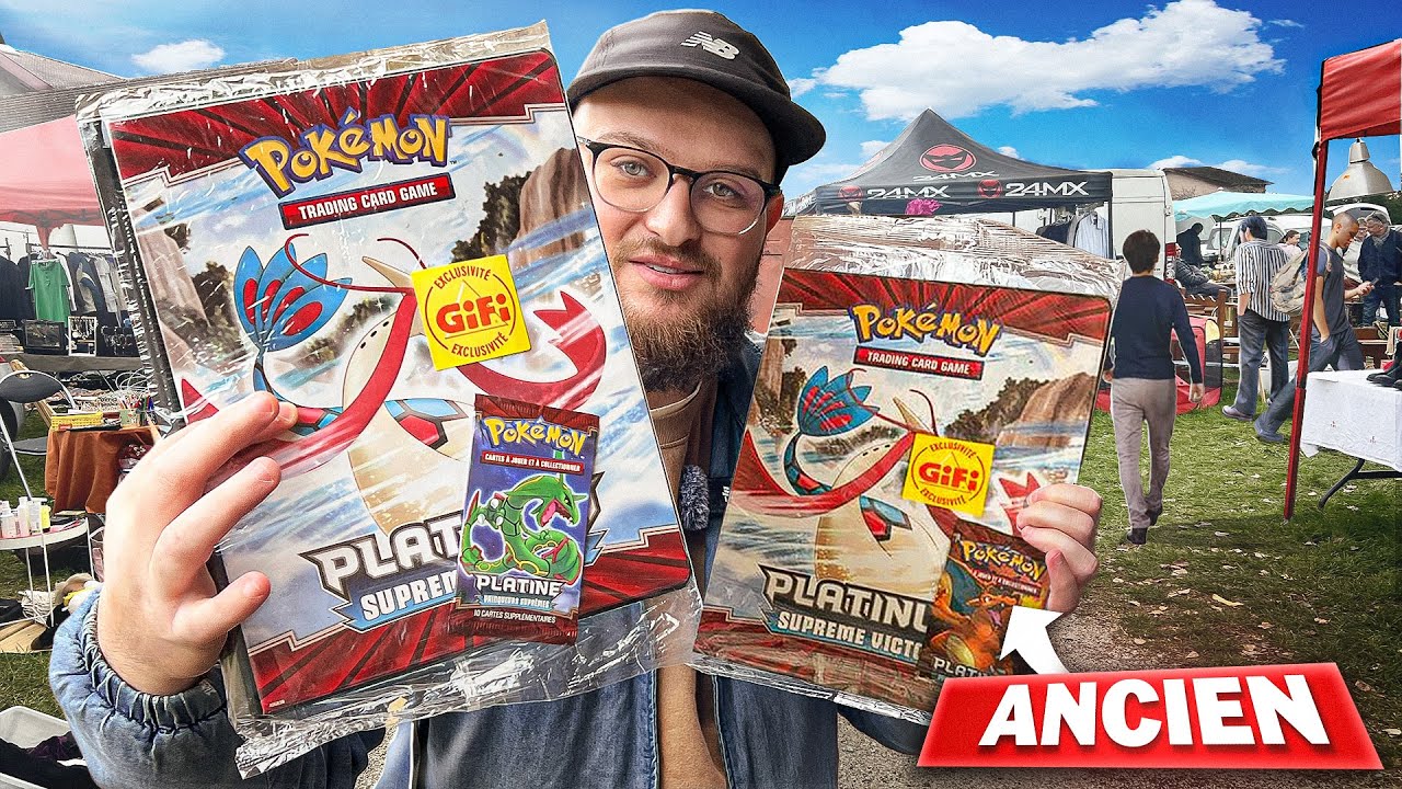 J'ai FOUILLÉ 3 BROCANTES remplies d'ANCIEN POKÉMON (Incroyable)