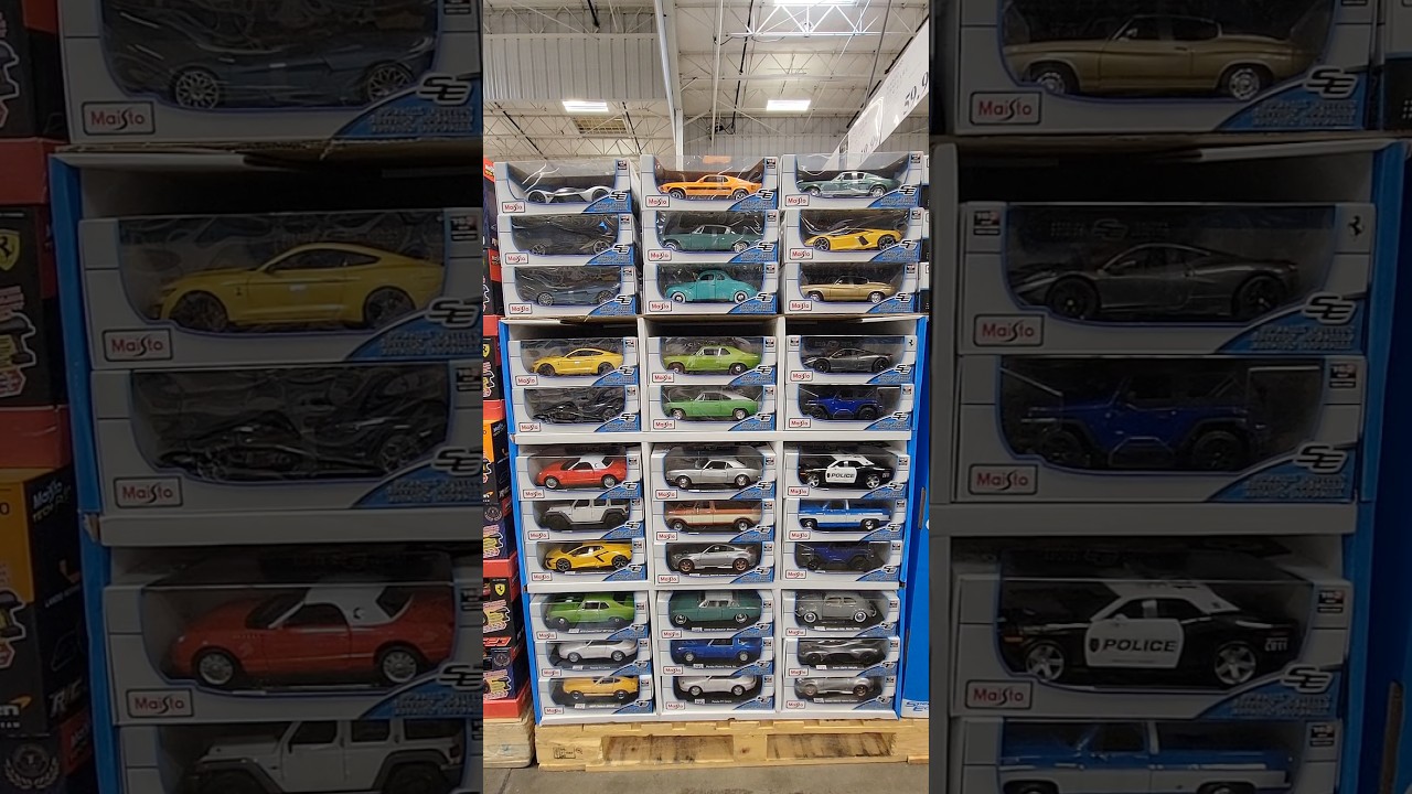 Специальная серия литых машинок Maisto в масштабе 1:18 в Costco #шорты