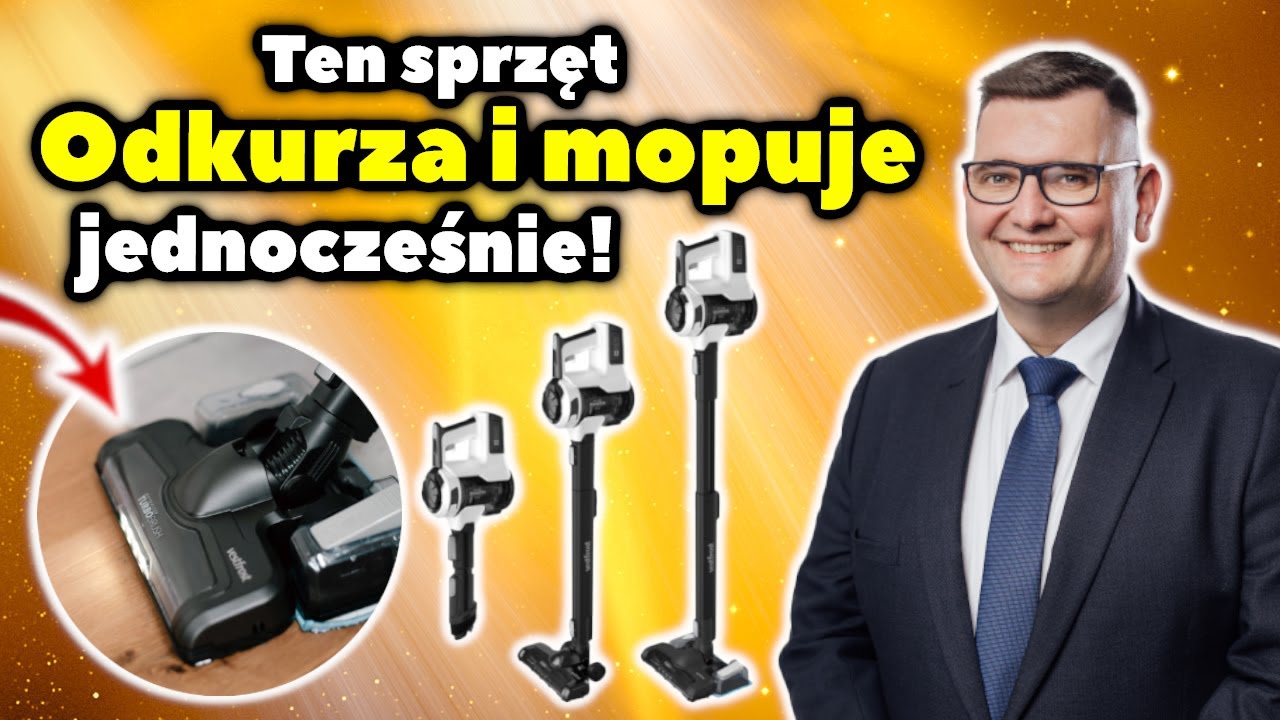 Odkurzacz podłogowy i mop w jednym urządzeniu. Odkurzacz Vestfrost VF-VM4301WG