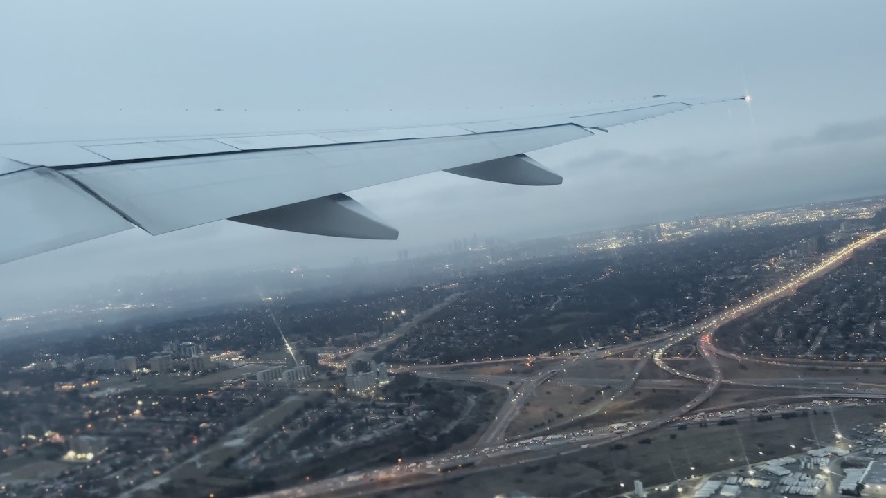 Early morning takeoff: Air Canada Boeing 777-200LR departing Toronto bound for Fort Lauderdale (4K)