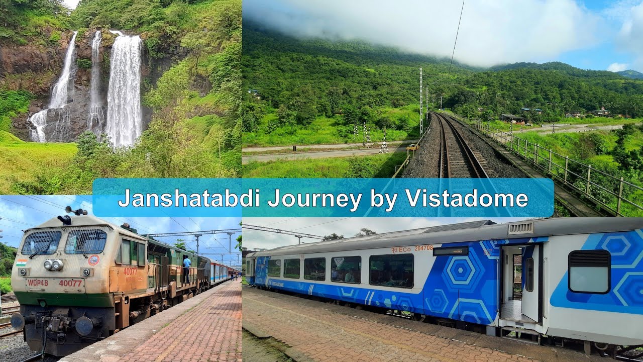 Magnificent Mumbai to Ratnagiri VISTADOME Journey by #01151 Mumbai Goa Jan-Shatabdi Special!! 🚂
