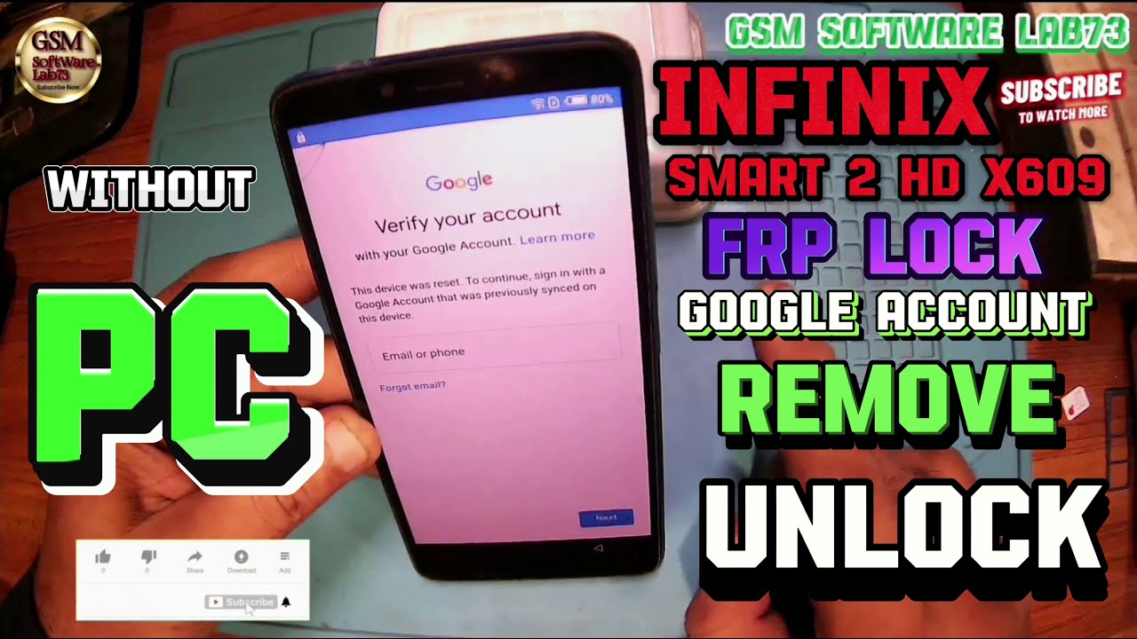 HOW TO FRP UNLOCK INFINIX SMART 2 HD (X609) WITHOUT PC|infinix smart 2 hd ka lock kaise tode w/o pc