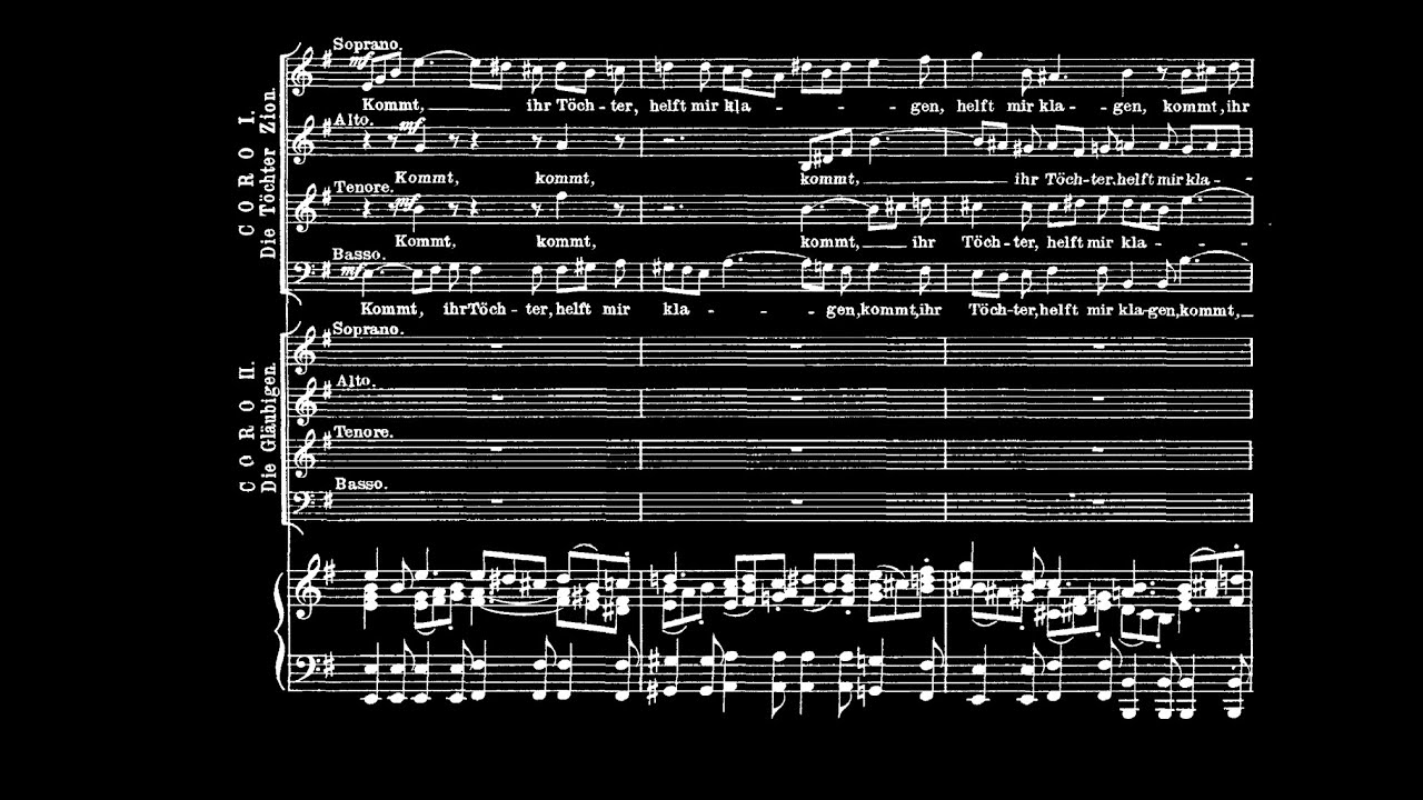 Richter conducts Bach - Kommt, ihr Töchter, helft mir klagen from St Matthew Passion (1958)