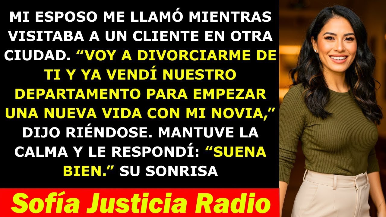 Mi Esposo Me Llamó: “Te Voy a Divorciar y Ya Vendí el Departamento” — Se Rió, Pero Entonces…