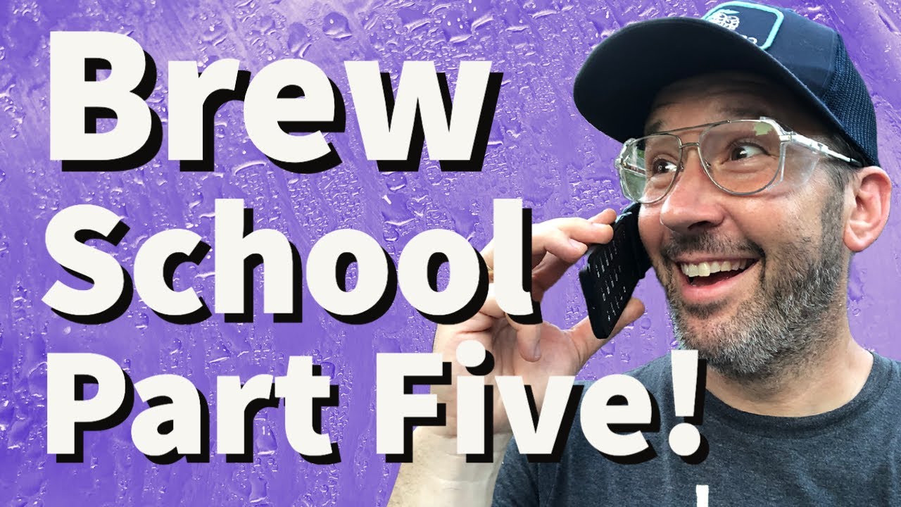 Craft Beer Brewing School: Day In The Life Of A Pro Brewer ~ Brewing Prost Munich Dunkel! (Part 5)