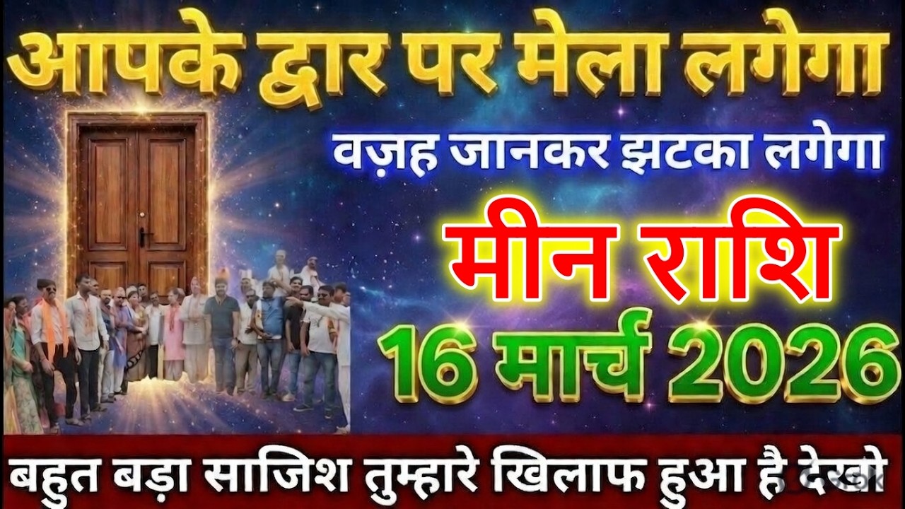 मीन राशि वालों 14 मार्च 2026 से आपके द्वार पर मेला लगेगा वजह जानकर झटका लगेगा सावधान!@meenbharti