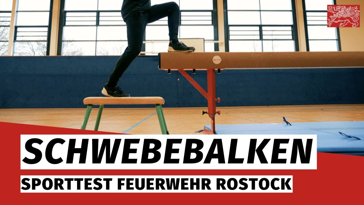Schwebebalken • Sporttest Feuerwehr Rostock