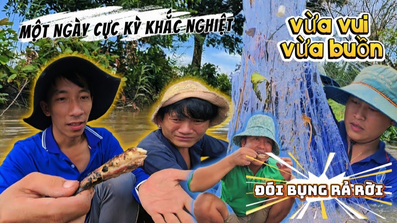 Một ngày sinh tồn cực kỳ khắc nghiệt của team đói bụng rã rời vì không có cơm | HoàiPhong TV