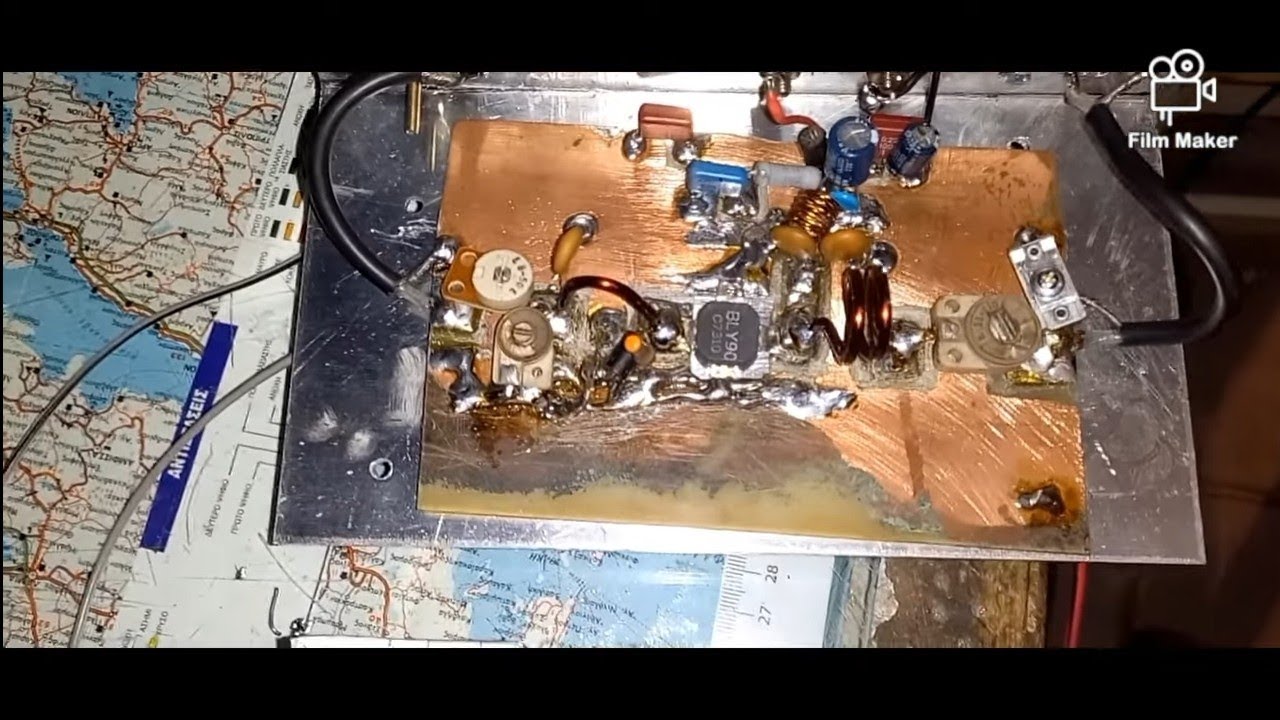 BLY 90  transistor FM 87-108MHZ linear  transmitter.
