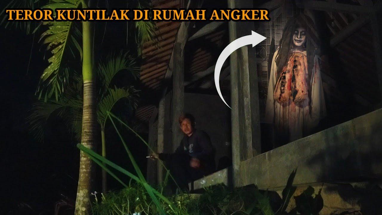 HOROR: TEROR KUNTILANAK JAM 12 MALAM ‼️ DI RUMAH JOGLO