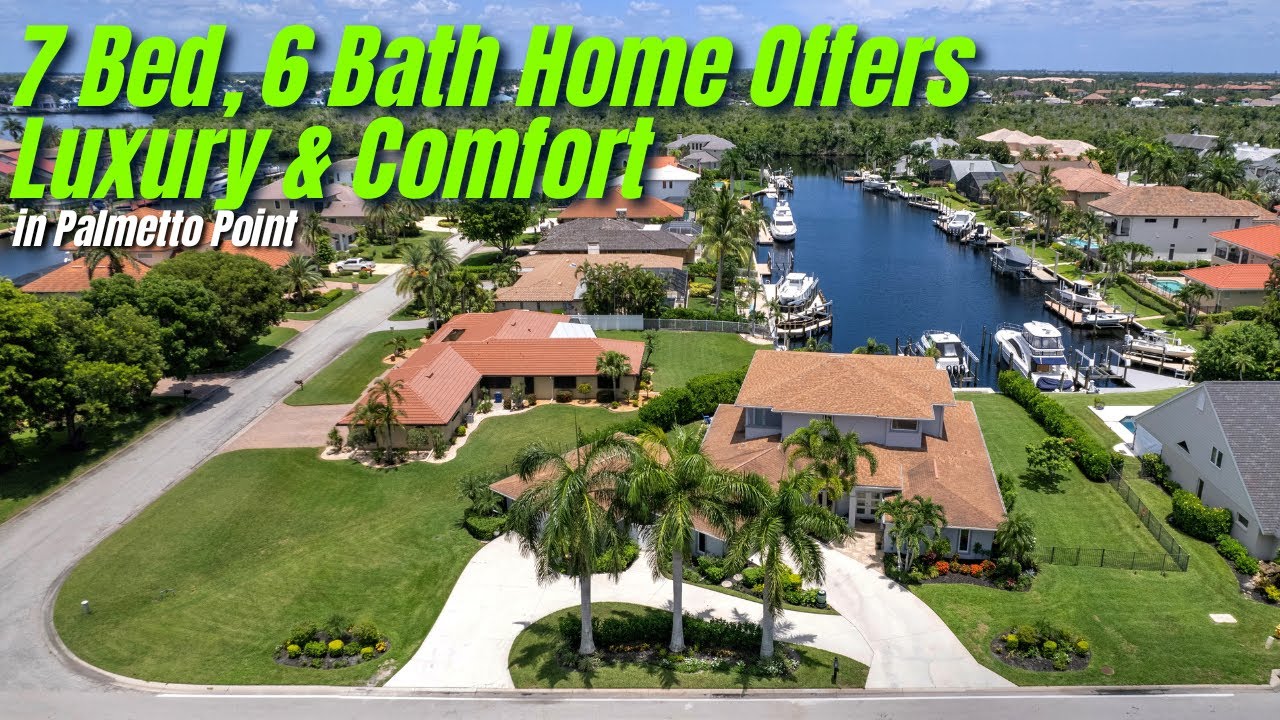 Luxury Waterfront Retreat in Fort Myers | 7-Bedroom Dream Home with Stunning Canal Views