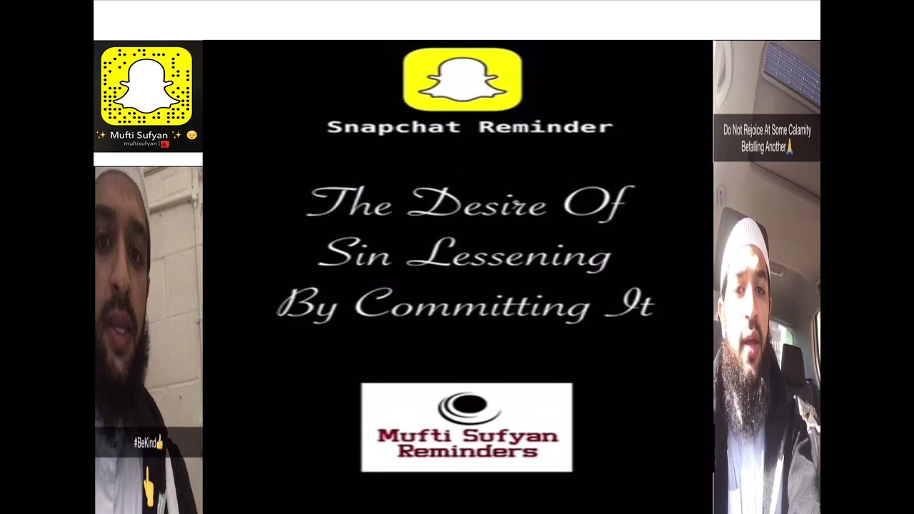 The Desire Of Sin Lessening By Committing It | Mufti Sufyan