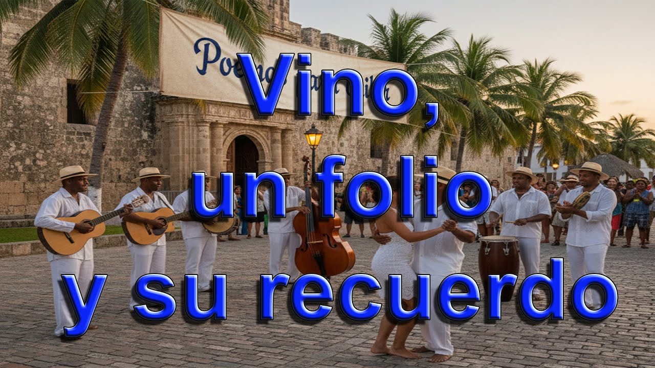 Poemas para bailar BACHATA: Vino, un folio y su recuerdo