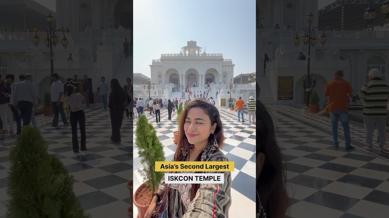 ISKCON TEMPLE Kharghar | Navi Mumbai | Asia&rsquo;s Largest ISKCON Temple #minivlog #iskcontemple