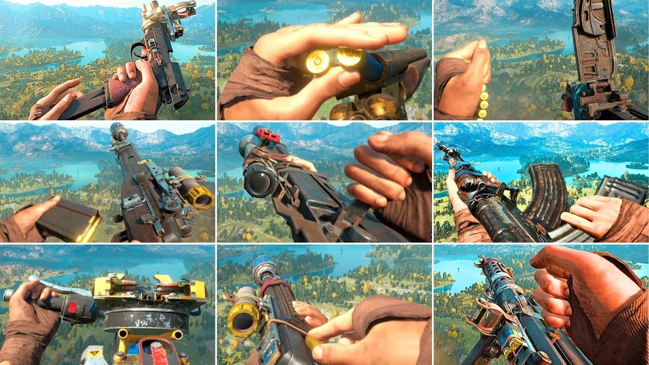 Far Cry New Dawn All Weapons Reload Animation