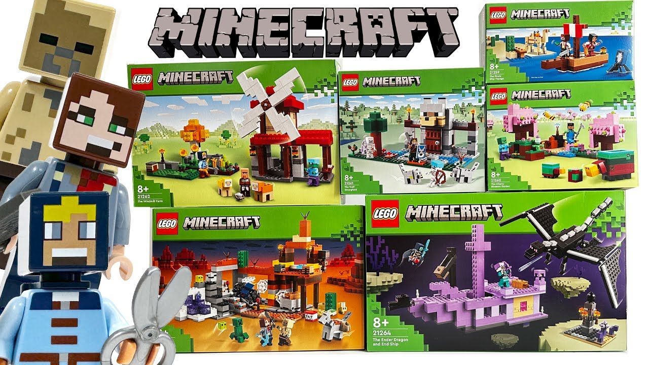ALL LEGO Minecraft 2024 Summer Sets COMPILATION/COLLECTION