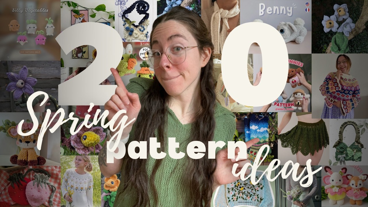 20 CROCHET AND KNITTING PATTERN IDEAS FOR SPRING