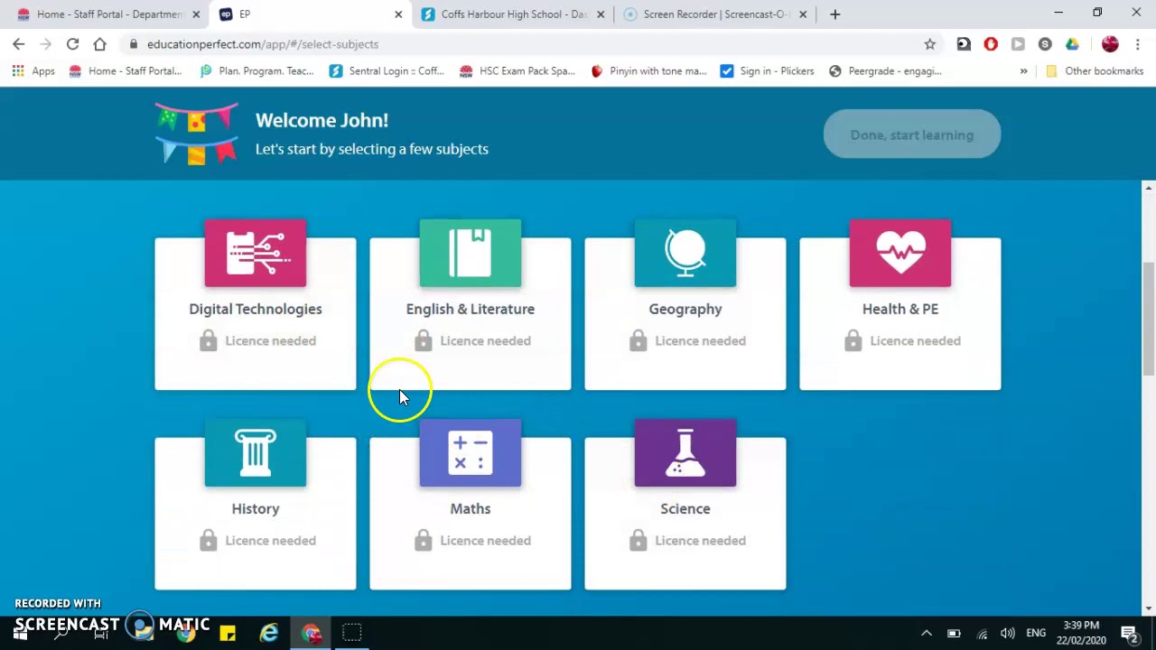 Education Perfect Log-in tutorial