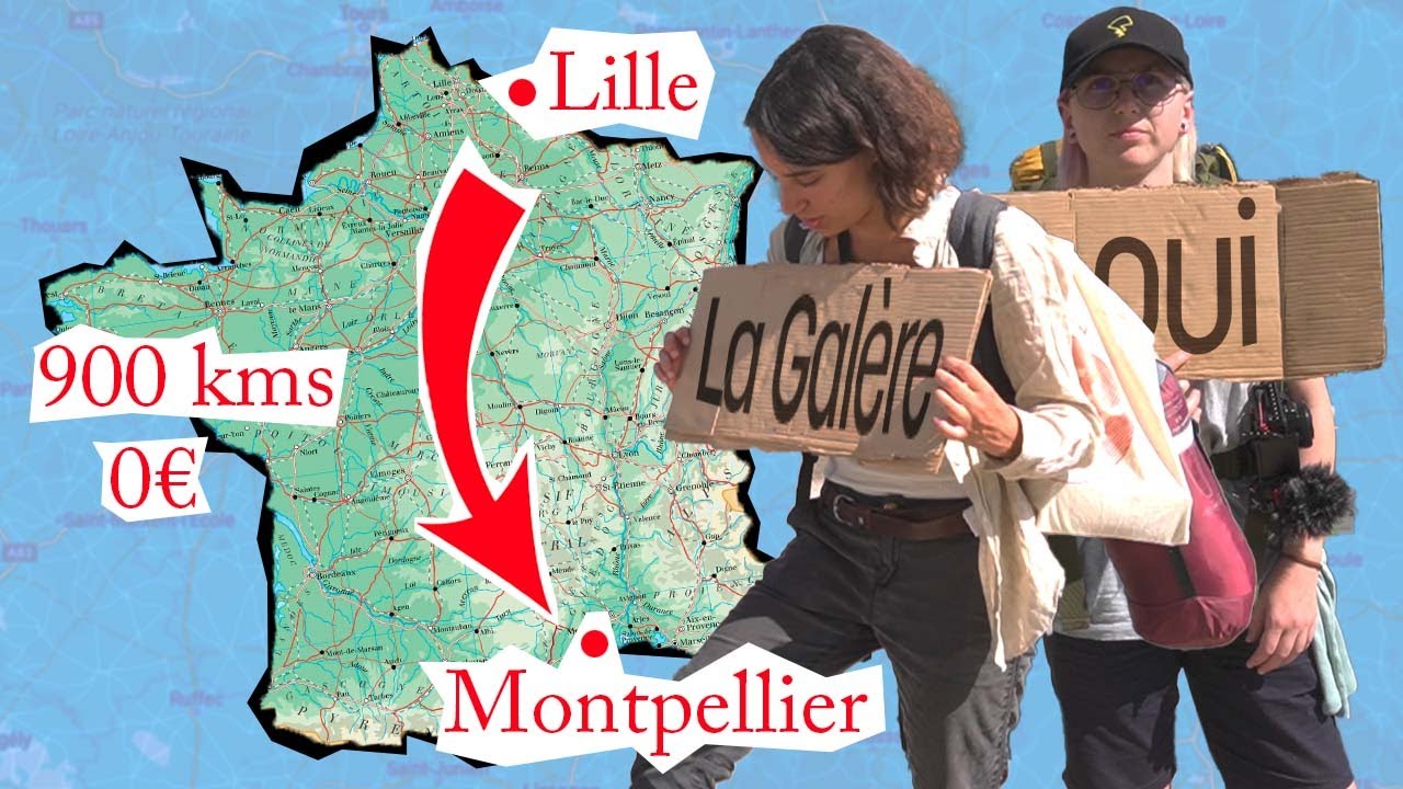 Traversée de la France sans argent