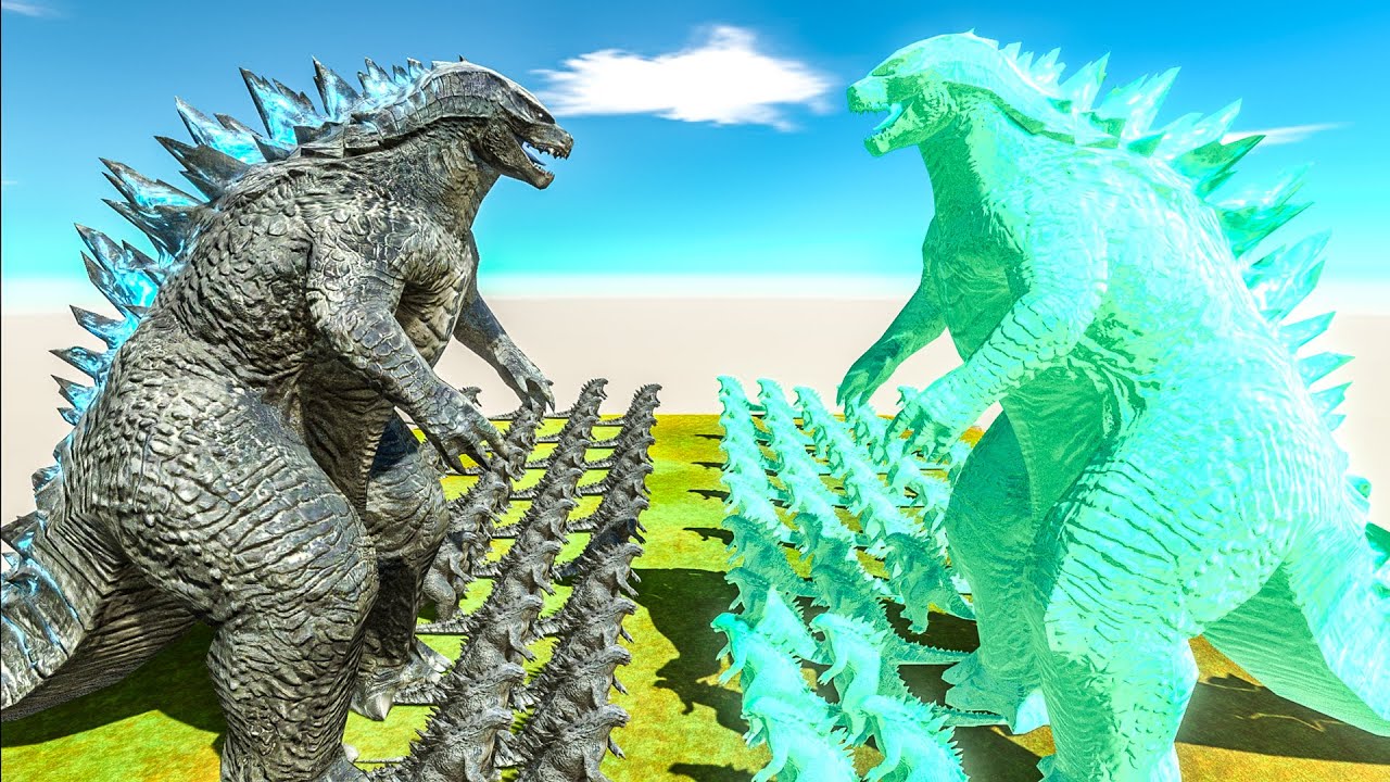Legendary Godzilla Size Comparison vs Green Godzilla From Smallest to Largest