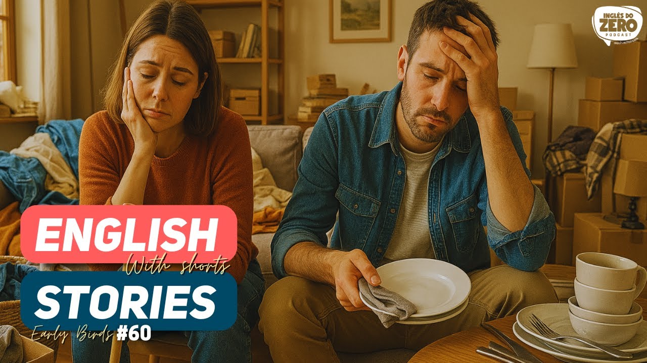 CLEANING UP THEIR APARTMENT | ENGLISH WITH SHORT STORIES #63