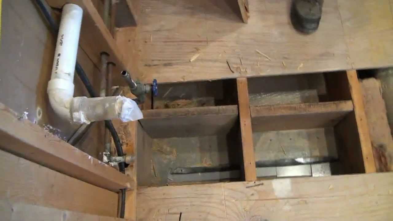 Moving Kitchen Plumbing to a New Location