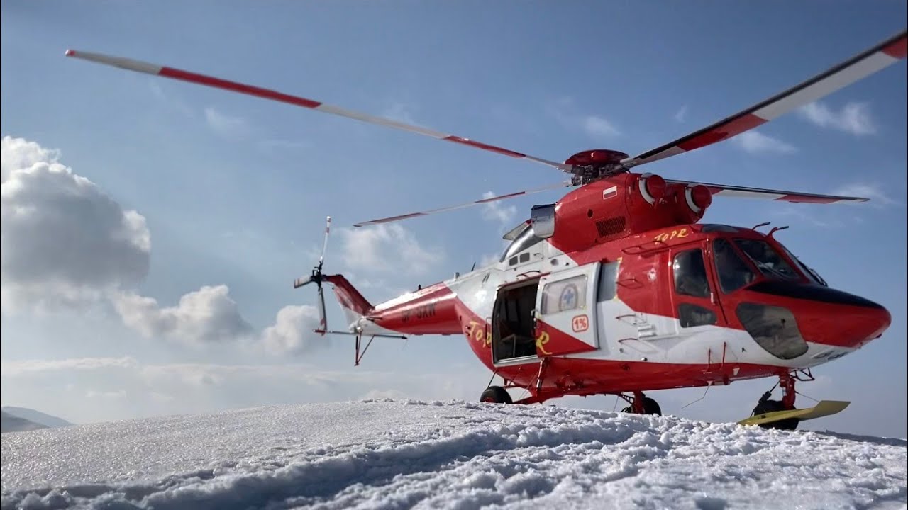 Epizod z helikopterem na Trzydniowiańskim SNB SKI