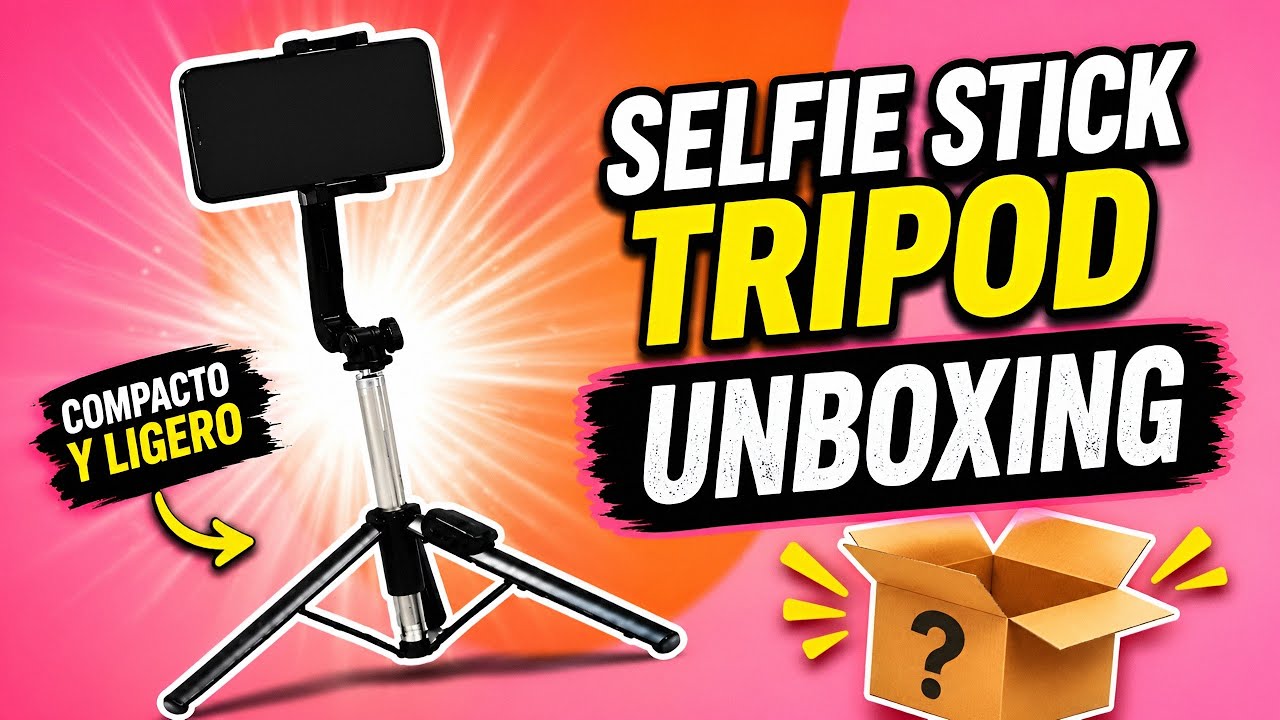 Me compré el Mejor Selfie Stick Tripode | UNBOXING 📦 - SHEYLA RUIZ