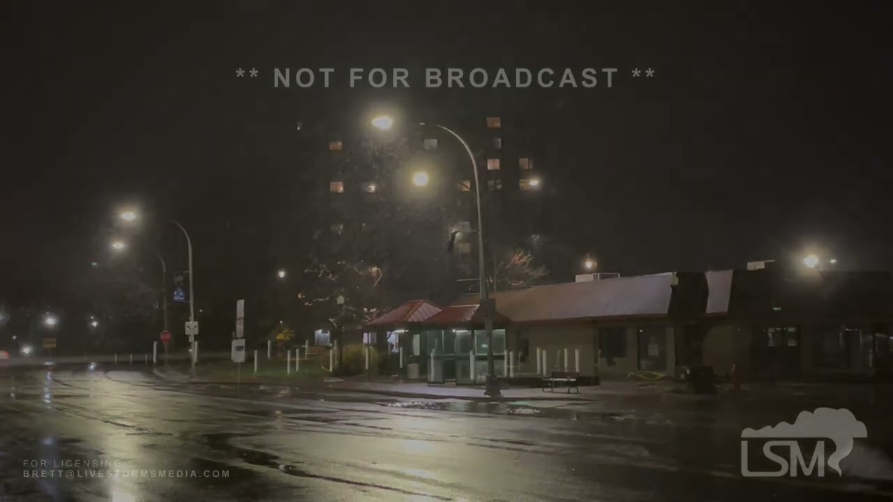 11-26-2025 Tonawanda, NY - Thanksgiving Lake Effect Event Begins in the Northtowns of Buffalo