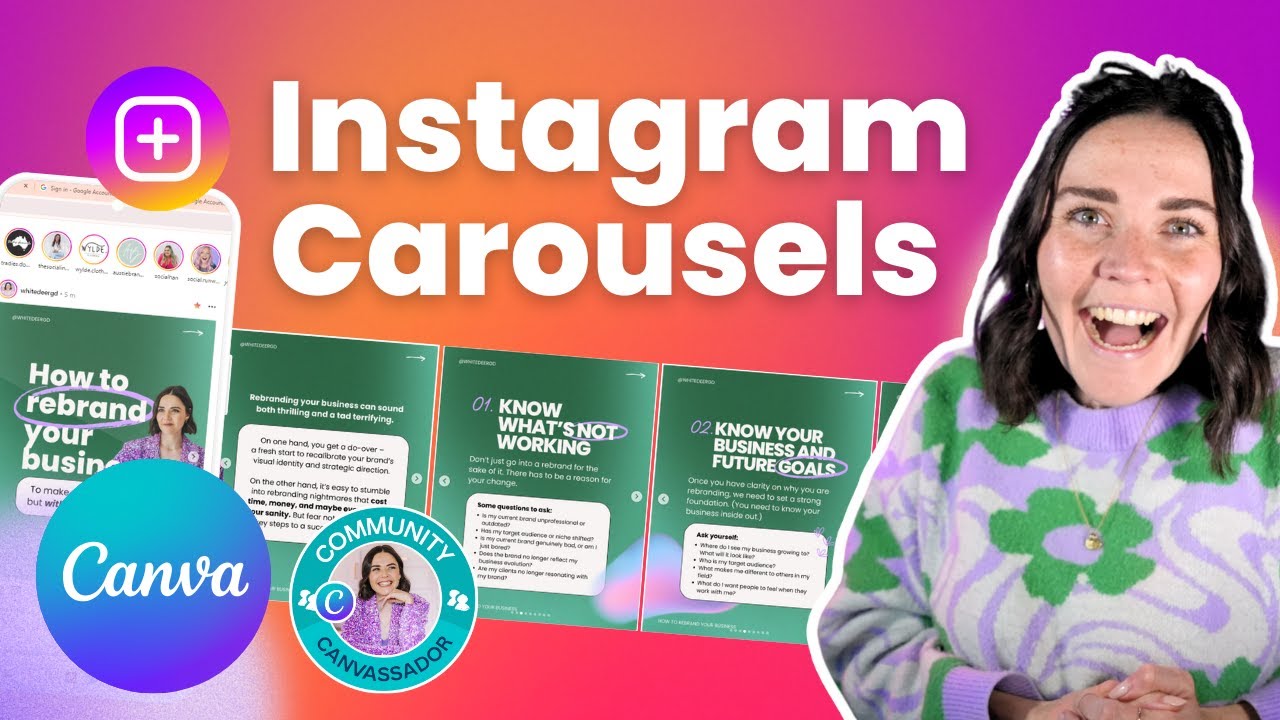 How to Design Trending INSTAGRAM CAROUSEL | Step by Step Canva Tutorial
