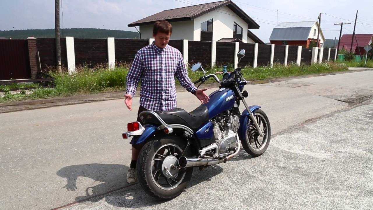 01.Yamaha Virago 750 1984 года. Бой-баба станет Caferacer