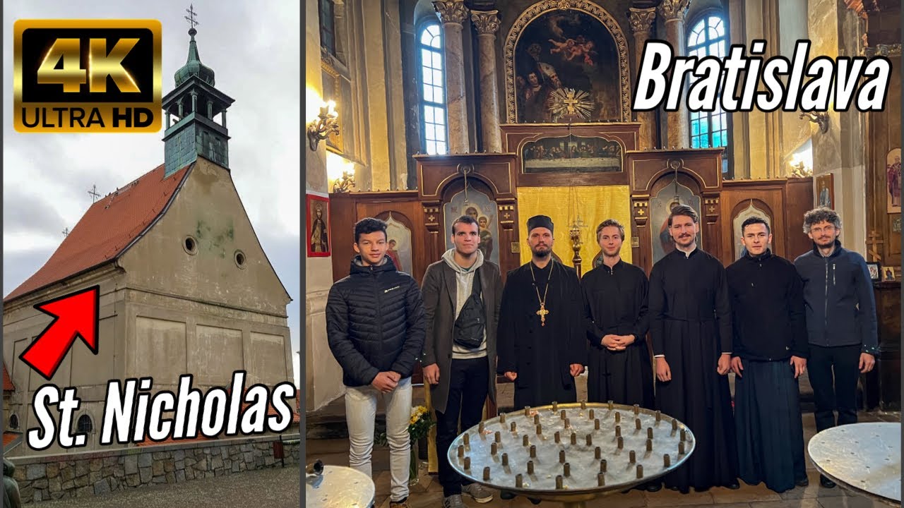Saint Nicholas Orthodox Church︱BRATISLAVA Slovakia︱4K video