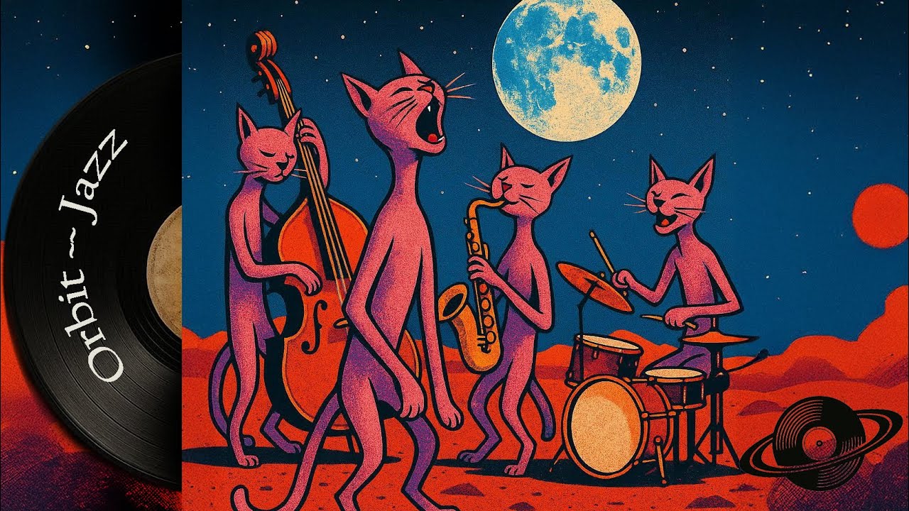 Orbit Jazz | Evening Jazz Vibes : Cosmic Chill and Smooth Sounds | Relaxing Music