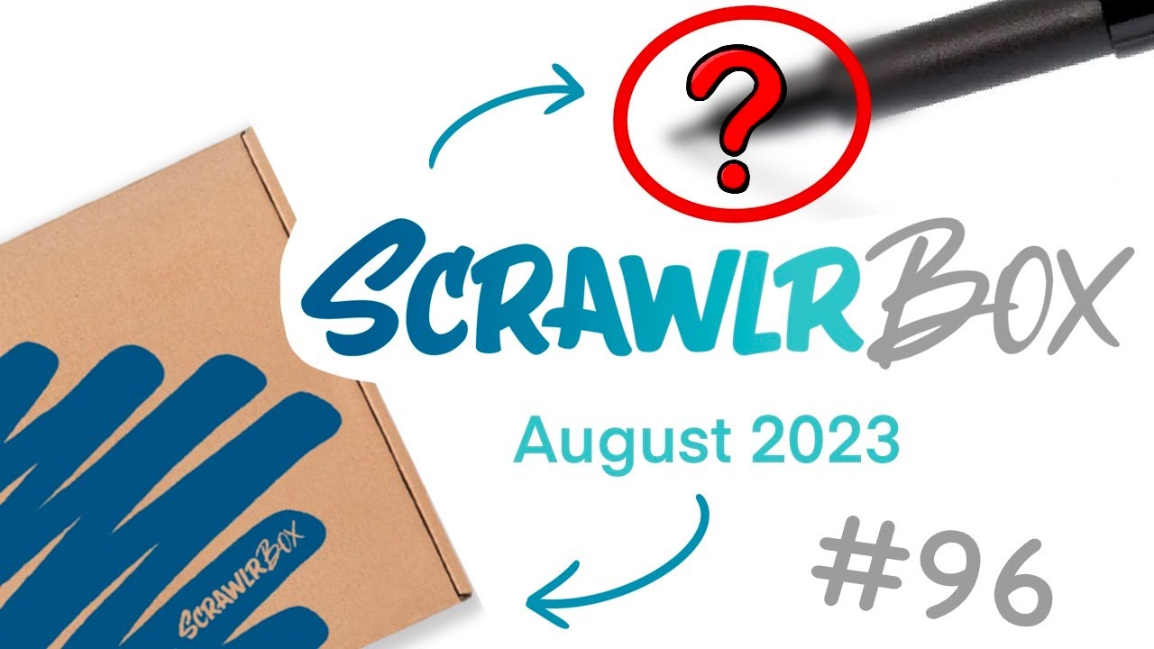 НИКОГДА РАНЕЕ НЕ ВИДЕННЫЙ ПРОДУКТ ИСКУССТВА!!!! // Scrawlrbox Август 2023 РАСПАКОВКА!!