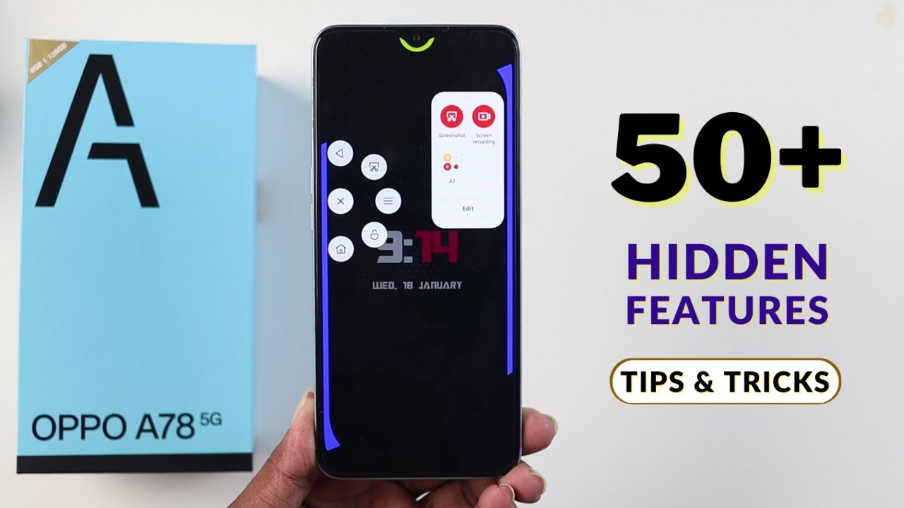 Oppo A78 Tips and Tricks in Hindi | Oppo A78 Top 50+ Hidden Features