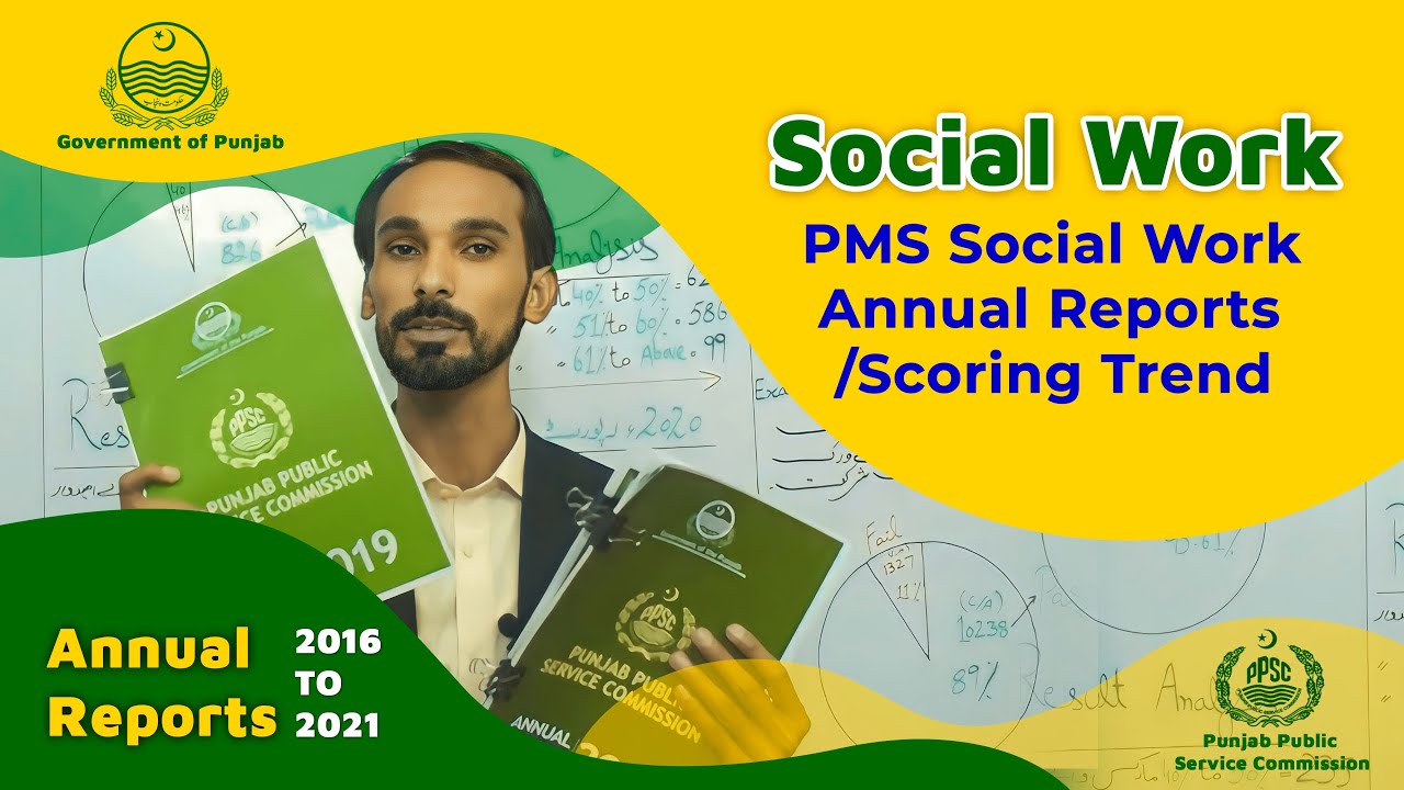 PMS Social Work Annual Reports / Scoring Trend 2016 TO 2021