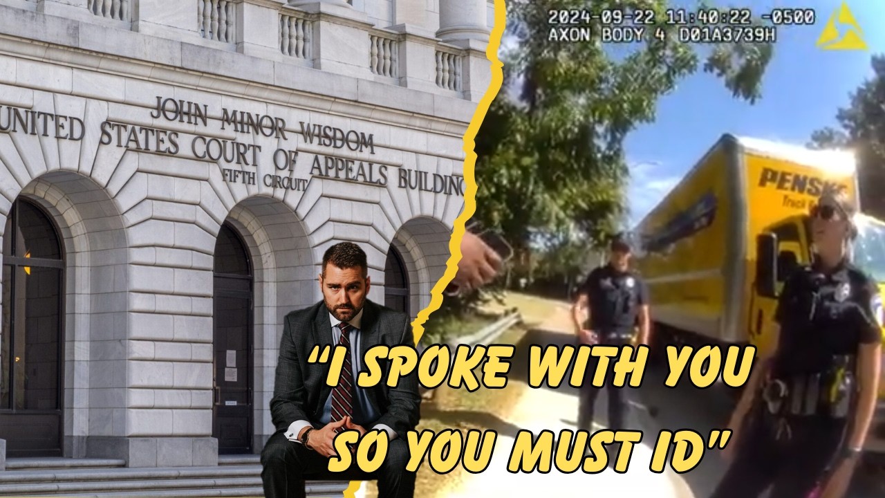 Rookie Cop Arrests Man for Not Giving His Name — Judge Says That's Fine