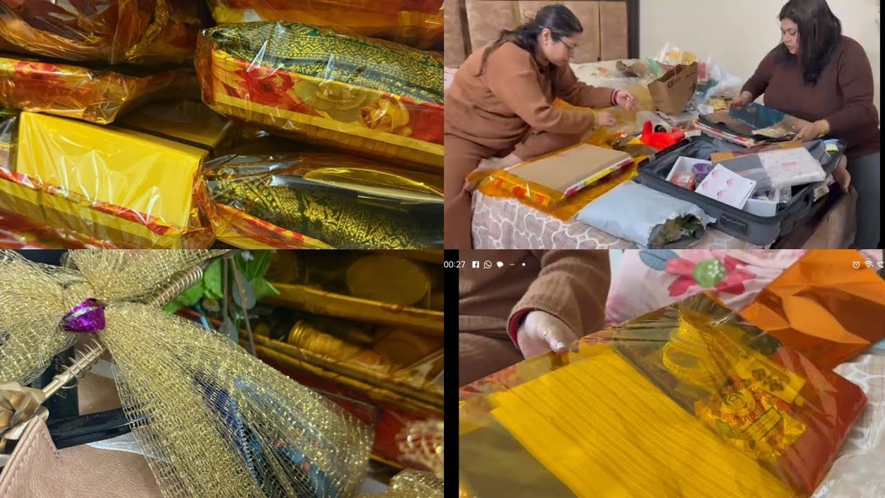 বিয়ে বাড়ির তত্ত্ব সাজানো প্রায় শেষের দিকে |😊😊