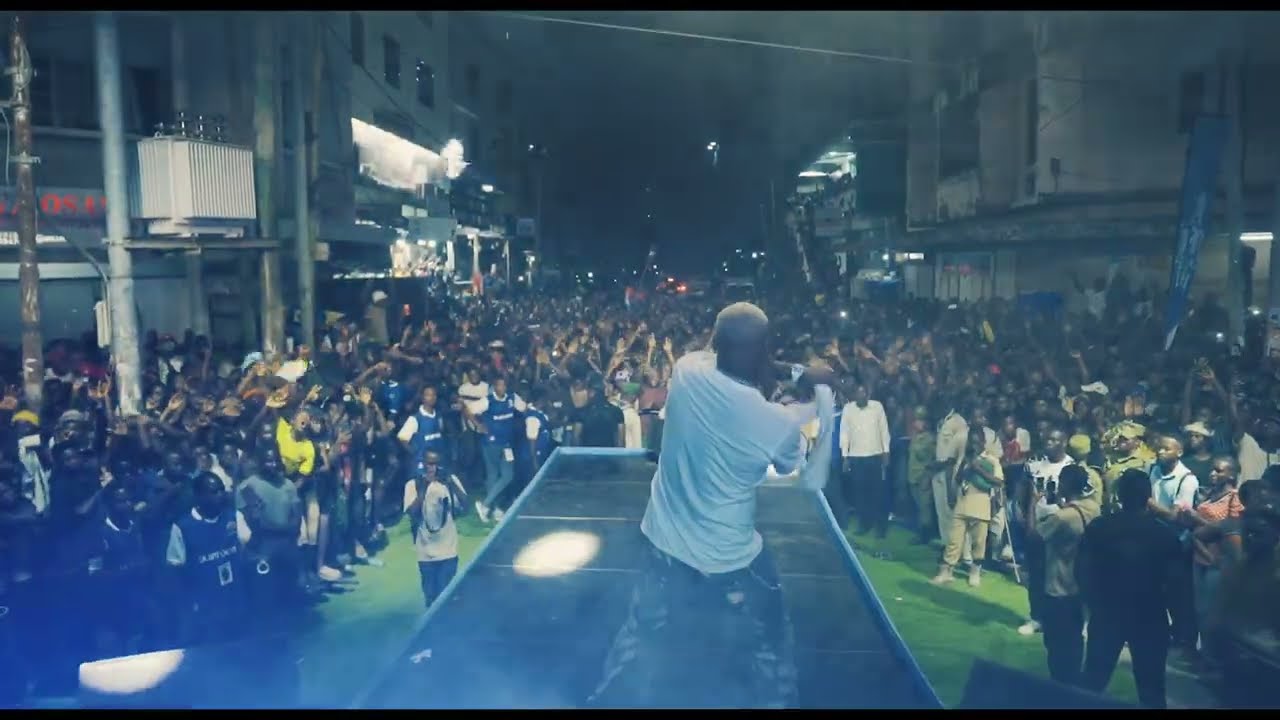Harmonize Live Performance In Kariakoo