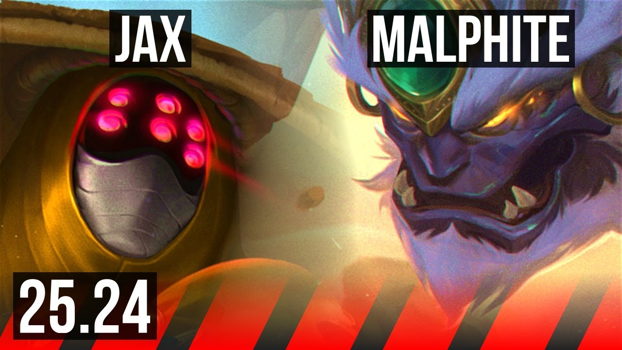 JAX vs MALPHITE (TOP) | Good KDA: 11/1/1 | EUW Master | 25.24