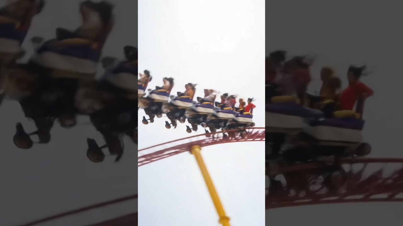Heart-Stopping Moment: Roller Coaster Crashes! 