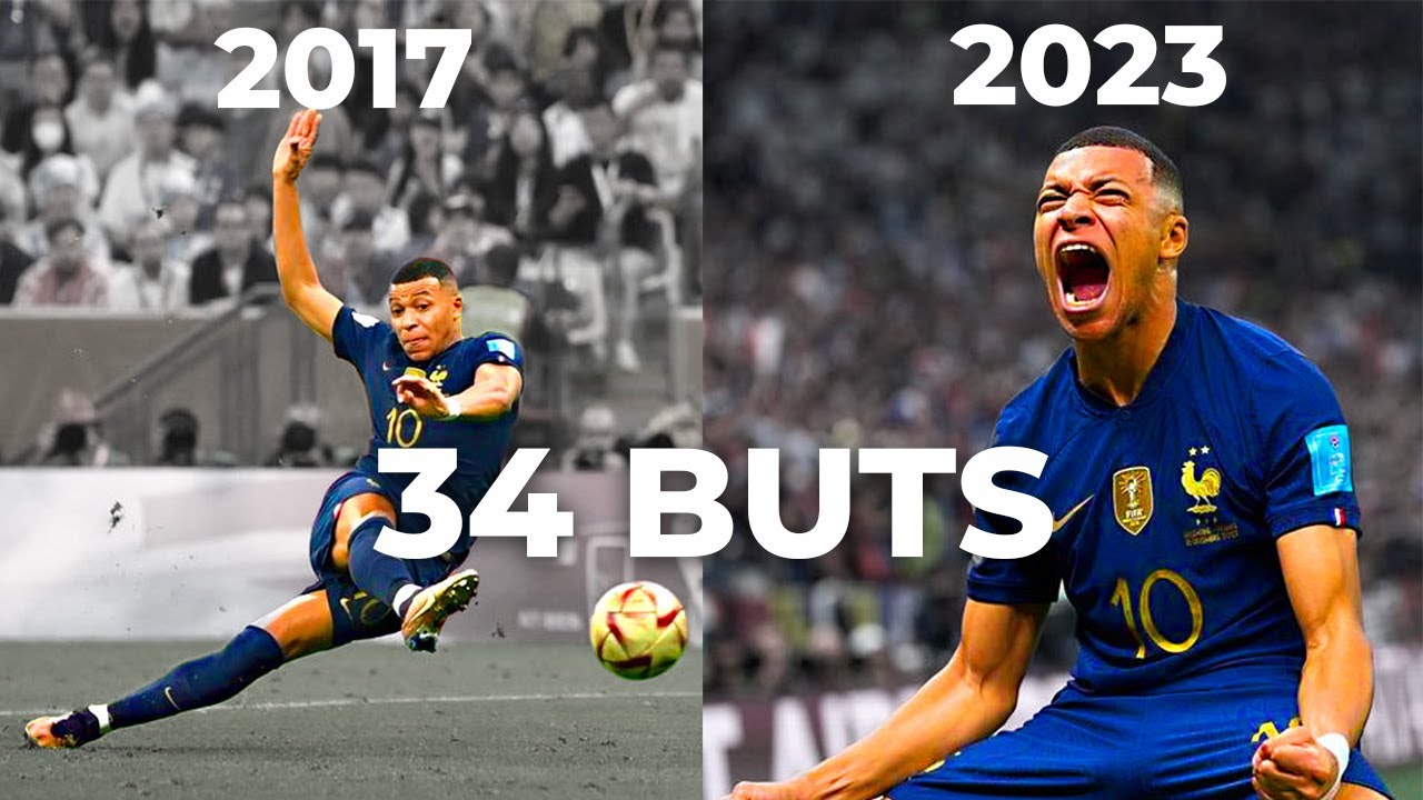 Les plus beaux buts de Kylian Mbappé en Équipe de France en VF 🇫🇷 (compilation)