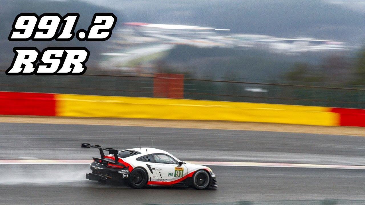 20 min. of PORSCHE 991.2 RSR - RAW sounds (revving, fly-by's & downshifts)