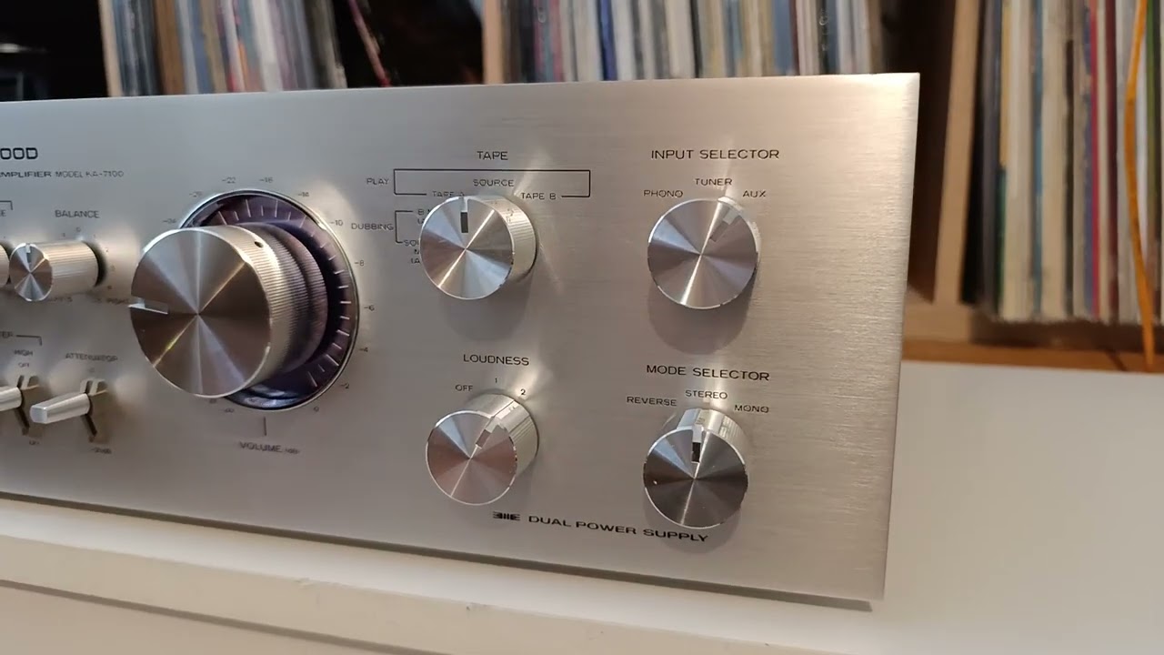 KENWOOD KA-7100 Demo Video