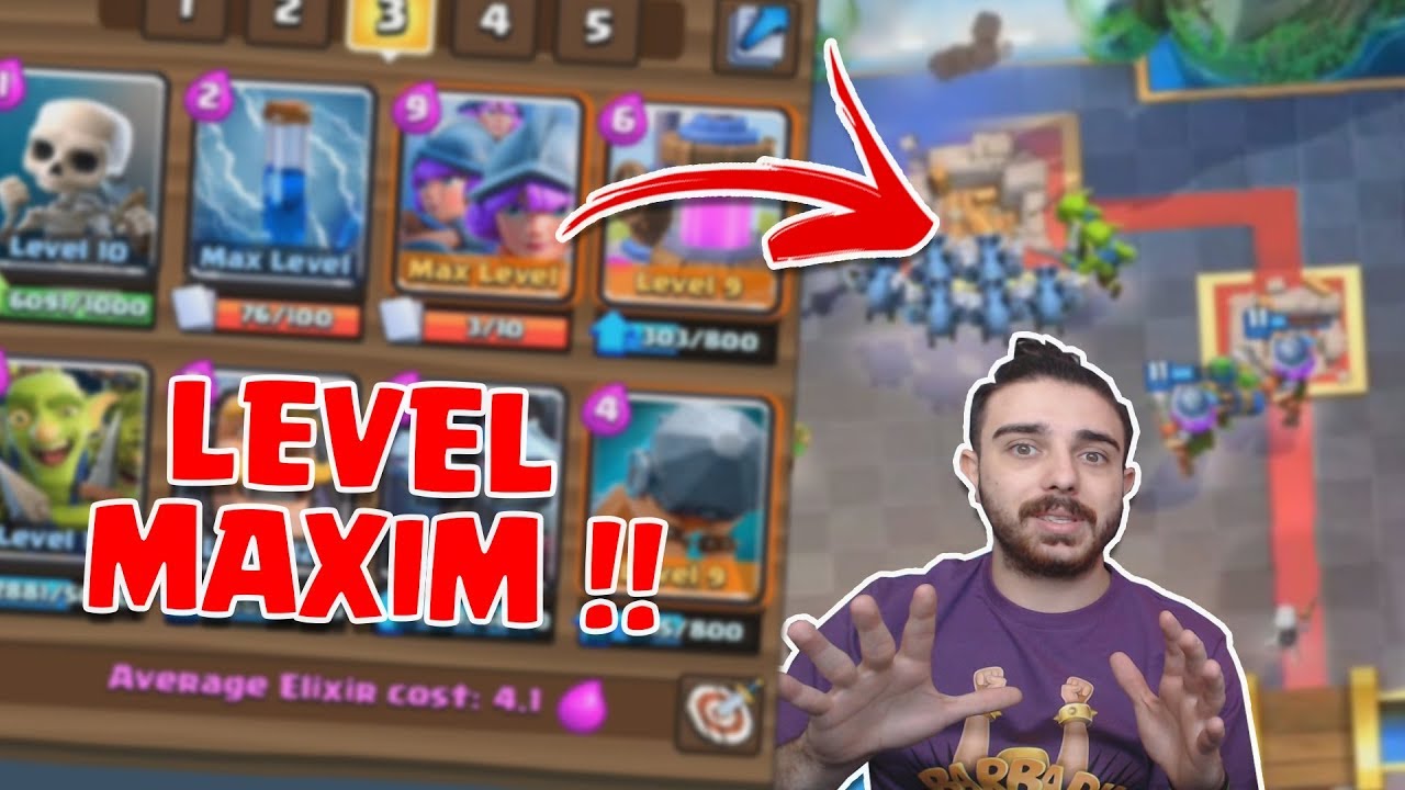 AM FACUT 3 MUSKETEERS LA NIVEL MAXIM !! Clash Royale Romania