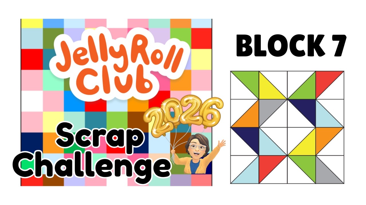 Scrap Challenge 2026:  Block 7 **Free Pattern**