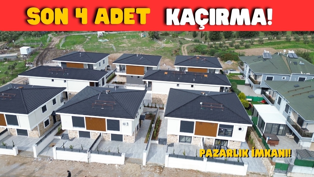 SON 4 ADET KAÇIRMA! HİSAR MAHALLESİNDE BULVARA YAKIN KONUMDA MÜSTAKİL GİRİŞLİ VİLLA!  - V127