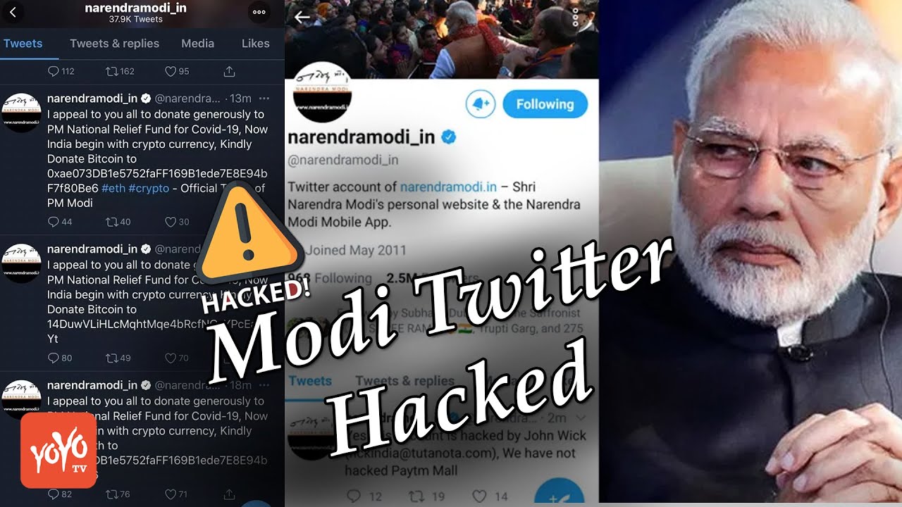 PM Modi's Website Account Hacked, Twitter Actively Investigating || Hackers Demand Bitcoins || YOYO