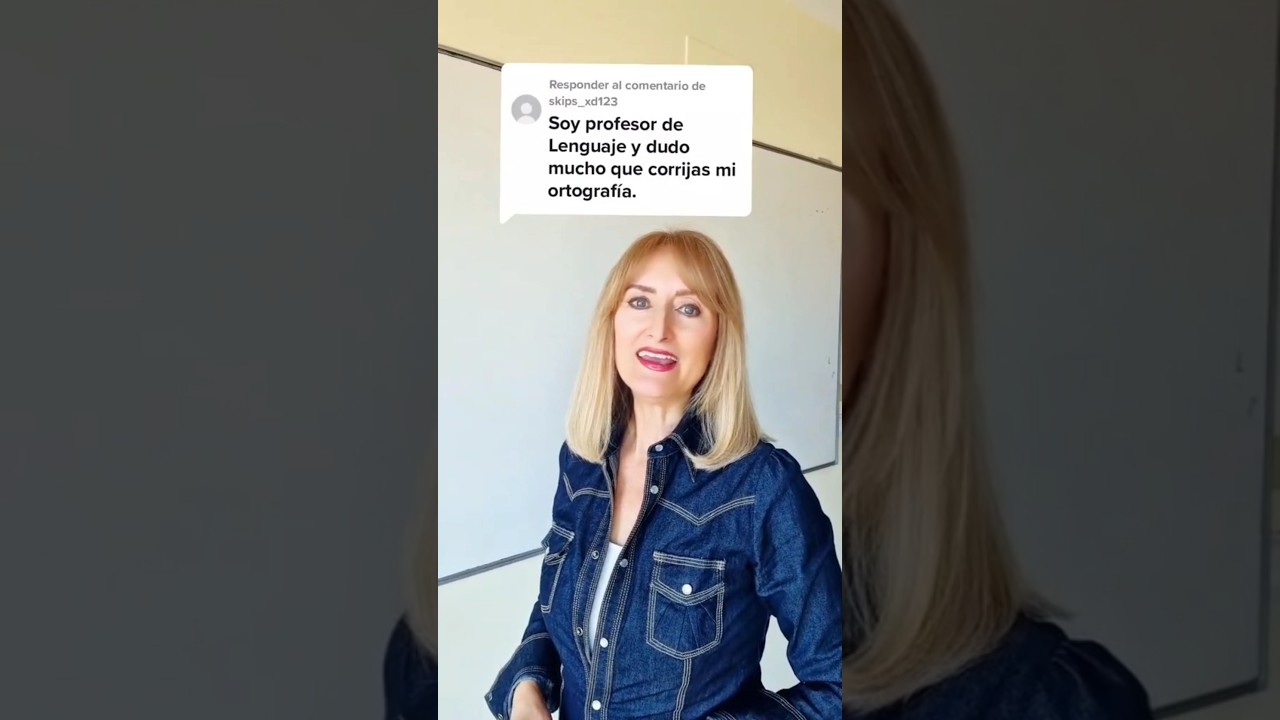 &iquest;Es un CHISTE la DUDA del profesor de Lenguaje? #ortograf&iacute;a